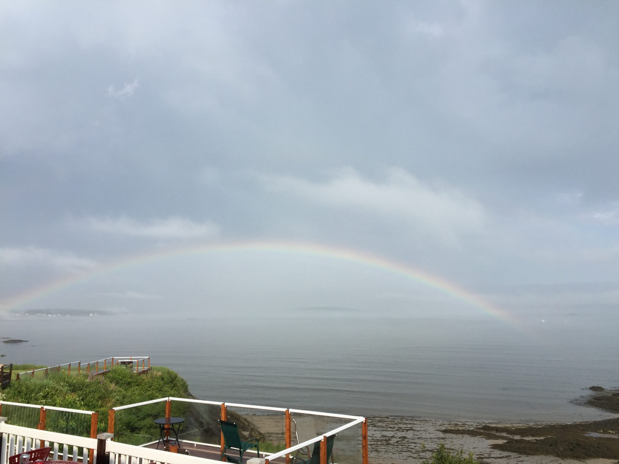 A Rainbow over the Bay of Fundy