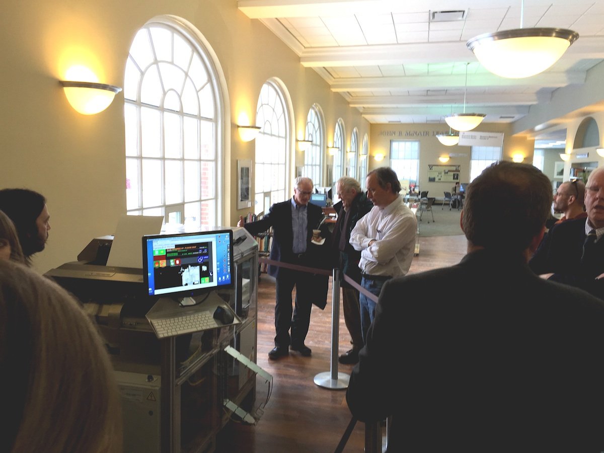 UNB Digital Center Opens, Prints Cronin Book