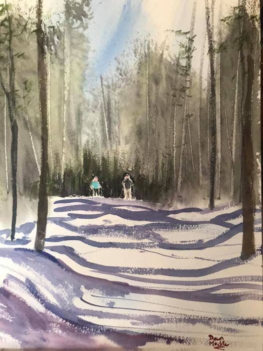 Steve & Rach, #watercolour on paper