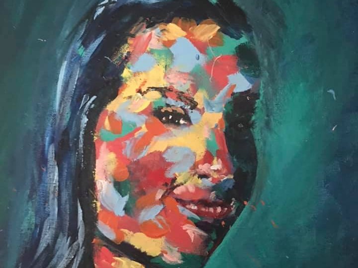 Busy day painting 2 beautiful young ladies!