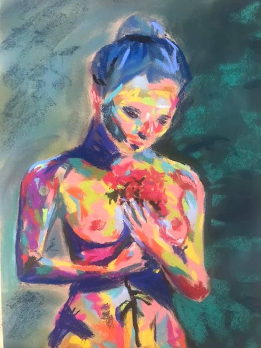 Soft pastel on sanded card, price available upon request