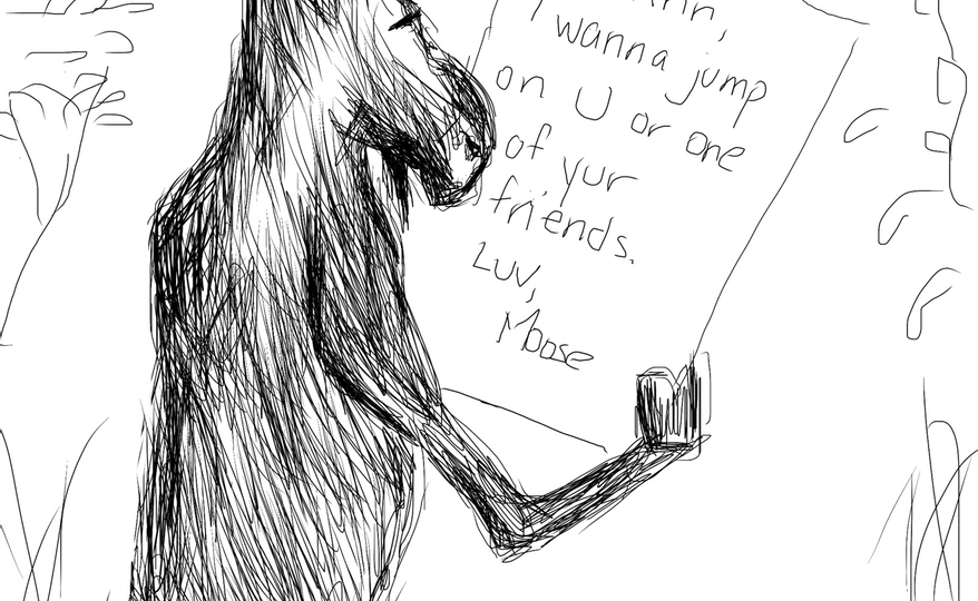 spring-turns-a-young-moose’s-fancy….