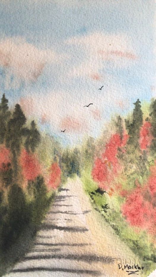 Painting fall in the spring