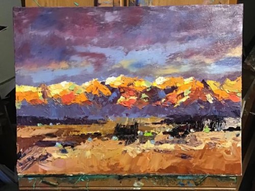 16×12” oil on Canvas… thanks Mike MacLean for your beautiful photo 🙂