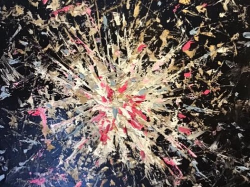 Celebration, 16×20” oil on stretched canvas,  DM for details :)