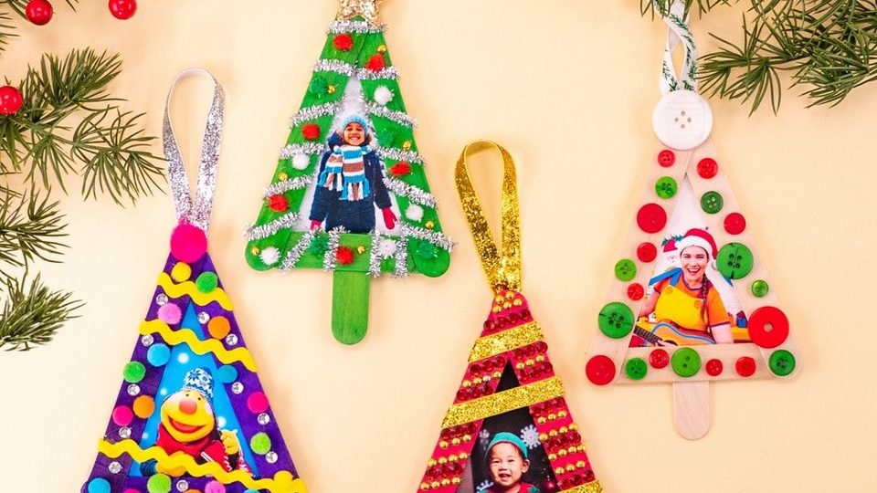 Add a photo to make your Christmas Tree ornament an extra special memory!