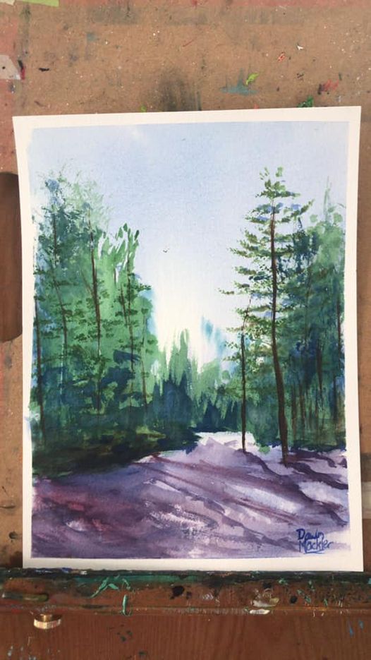 Warm Heart, 9×11” #watercolour on paper