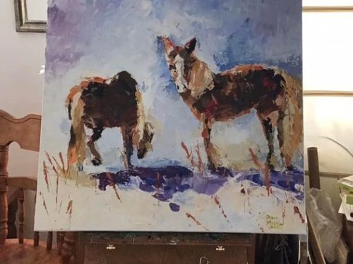 Happenstance, 24X24” oil on canvas