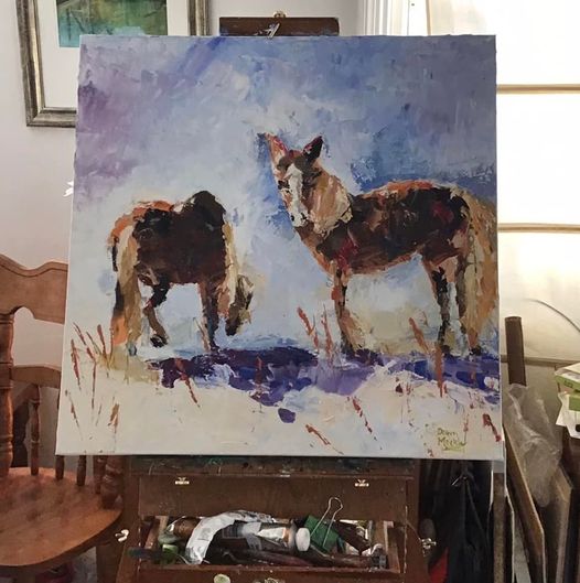 Happenstance, 24X24” oil on canvas