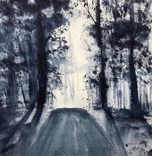 Let There Be Light ,  12×16” watercolour on Arches paper,  price available upon