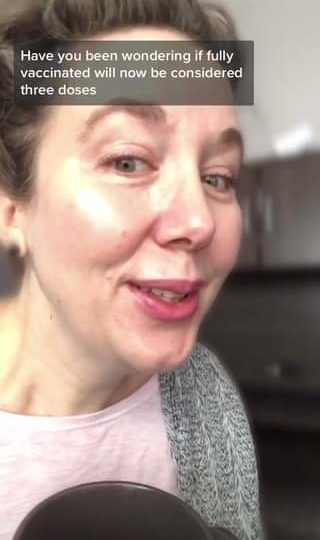 Will fully vaccinated be 2 or 3 dose in the future??