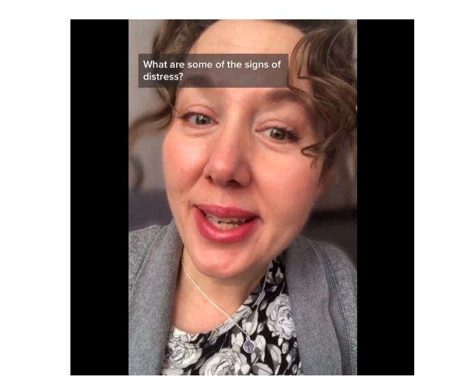 Signs of distress: Dehydration