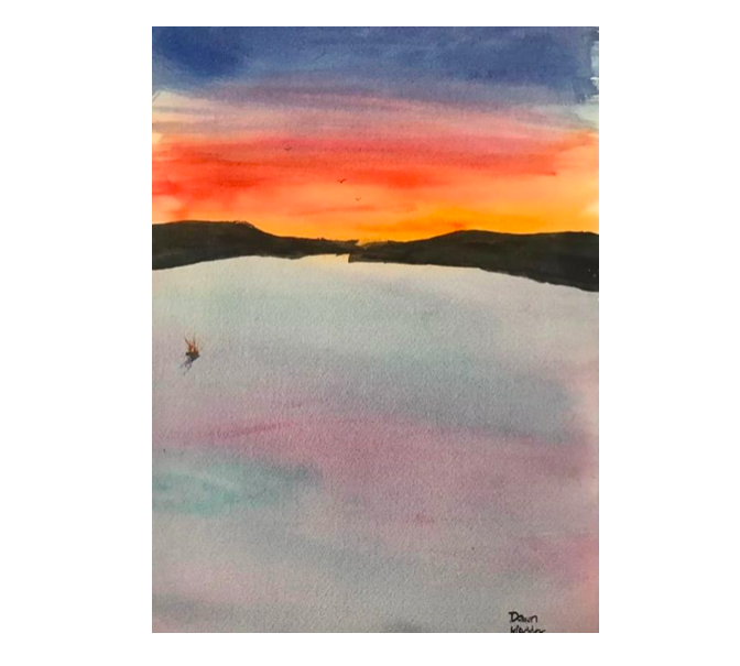 I love the view from the Westmorland Bridge in winter…