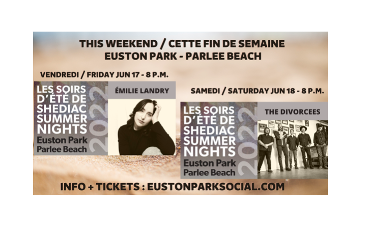 Ce / This weekend @ Euston Park – Parlee Beach, Shediac