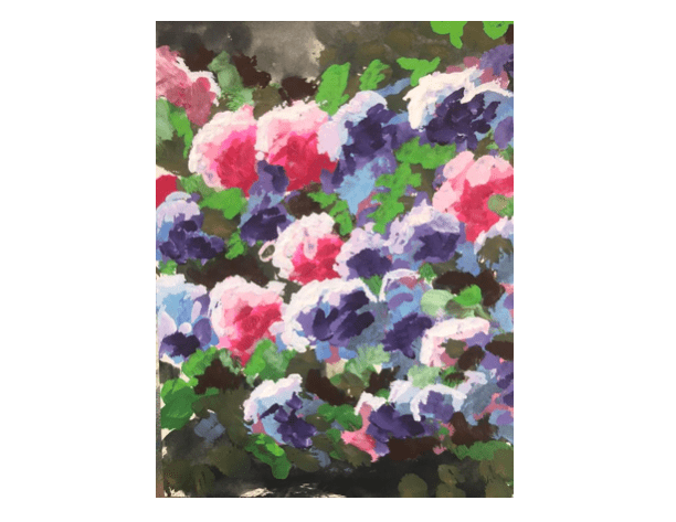 Little gouache floral
