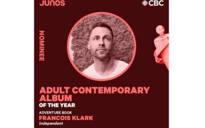 2023 JUNO-Nominee Francois Klark Receives First Ever Nomination in Adult Contemporary Album of the Year Category for Sophomore Album “Adventure Book”, and Announces New Single, “Pirates”
