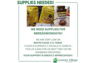 We need supplies for #BreadMondays!!