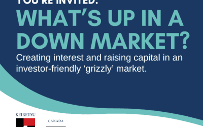 What’s up in a down market? BioNetworking session with Keiretsu Forum Canada