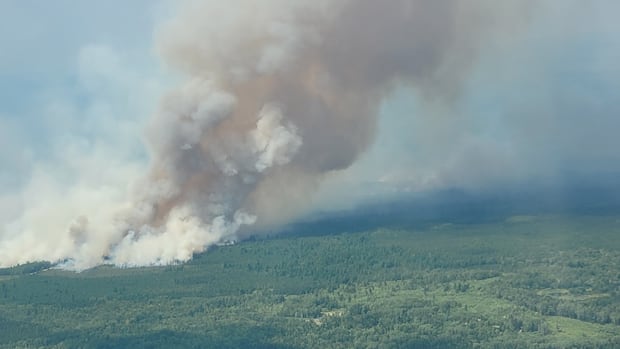 miramichi-wildfire-burns-into-6th-day,-nearly-tripling-in-size-over-24-hours-|-cbc-news