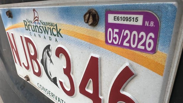 new-brunswick-moves-to-eliminate-renewal-stickers-on-licence-plates-|-cbc-news