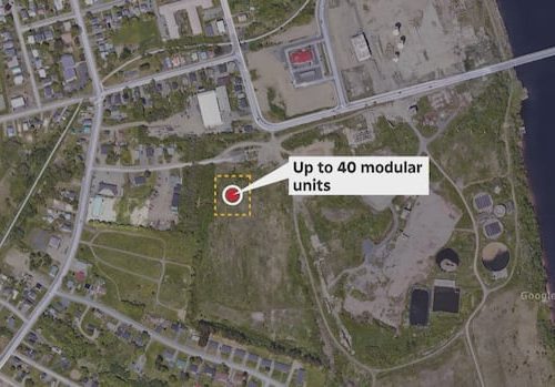 former-bathurst-mill-land-approved-for-modular-housing-for-homeless-people-|-cbc-news