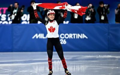 Courtney Sarault wins Olympic short track silver medal in women’s 1,000 metres | CBC Sports