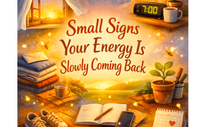 Small Signs Your Energy Is Slowly Coming Back