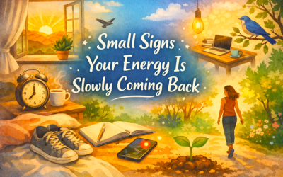 Small Signs Your Energy Is Slowly Coming Back