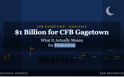 $1 Billion for CFB Gagetown — What It Actually Means for Fredericton