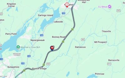 Section of Highway 1 remains closed after tanker crash, EMO-reported fuel spill | CBC News