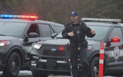 Dramatic video of crash that closed highway near Hampton emerges online | CBC News