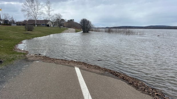 st.-john-river-in-fredericton,-gagetown-nearing-flood-stage-|-cbc-news