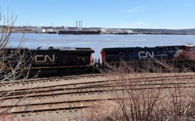 CN train derails in Saint John near Courtenay Bay Causeway | CBC News