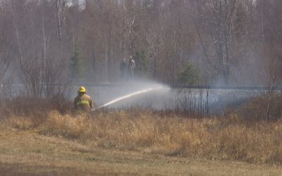 N.B. community questions whether freight train caused wildfire that burned down vacant home | CBC News