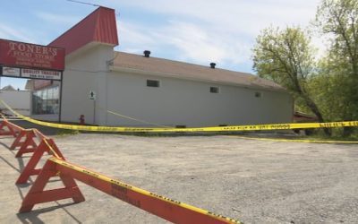Landslide damages Grand Falls store; no injuries reported | CBC News