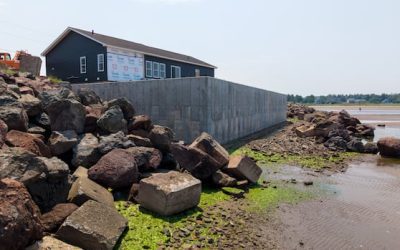 New concrete seawall has neighbours concerned, but lies outside government jurisdiction | CBC News