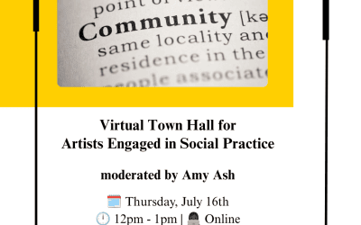 Town Hall for Artists Engaged in Social Practice