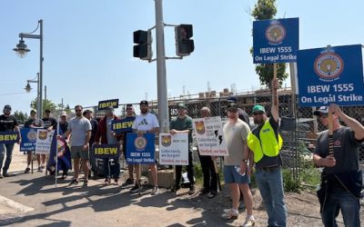 Hundreds of skilled trades workers in N.B. on strike | CBC News