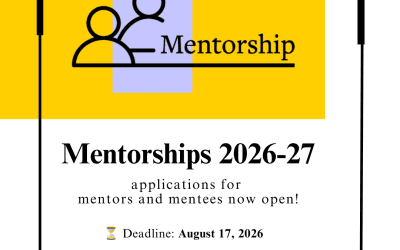 Mentorship 2026-27 Applications are now open