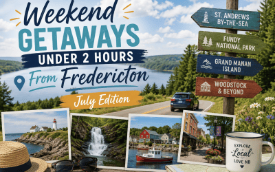 Weekend Getaways Under 2 Hours From Fredericton — July Edition