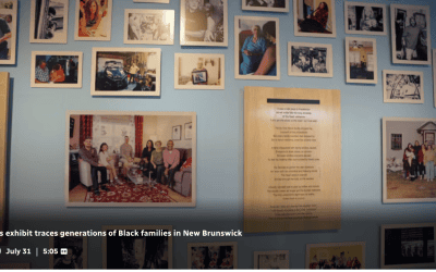 This exhibit traces generations of Black families in New Brunswick