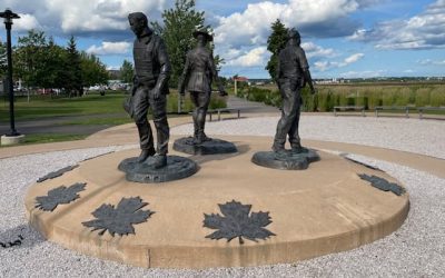 Bronze maple leaf stolen from Moncton memorial honouring 3 slain RCMP officers | CBC News