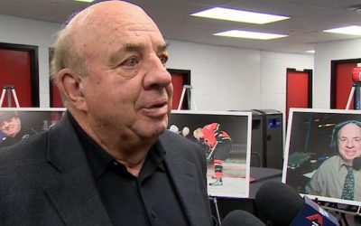 Peter Maher, longtime voice of Calgary Flames, dead at 79 | CBC News