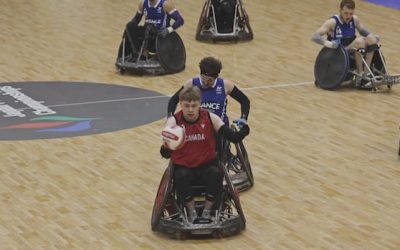 Fredericton’s Austin MacLellan set to make wheelchair rugby history | CBC News