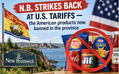 N.B. strikes back at U.S. tariffs — the American products now banned in the province