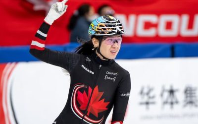 Sarault finishes 1st, 2nd on final day of Vancouver short track World Tour stop | CBC Sports