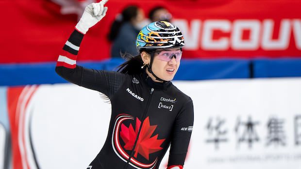 sarault-finishes-1st,-2nd-on-final-day-of-vancouver-short-track-world-tour-stop-|-cbc-sports
